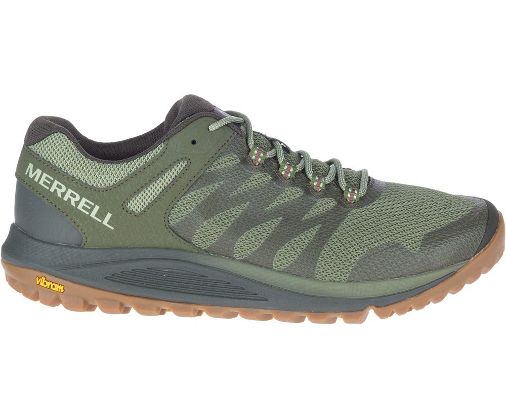 Buty Trekkingowe Merrell Męskie Oliwkowe - Nova 2 - 490215-OIM